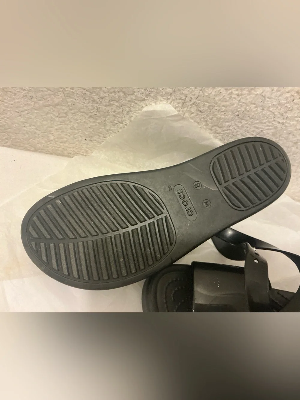 Crocs Brooklyn Women's Ankle Strap Wedge Sandals size 8